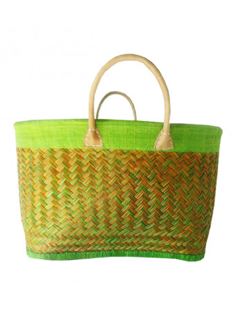 Плажна плетена чанта LE COMPTOIR DE LA PLAGE ANTALY Vert Anis Basket