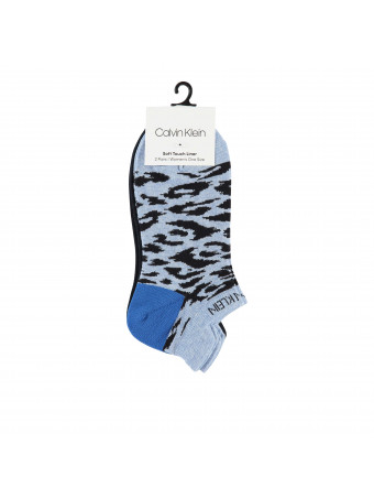 Дамски чорапи Calvin Klein ECJ637-97-LEOPARD 2 броя